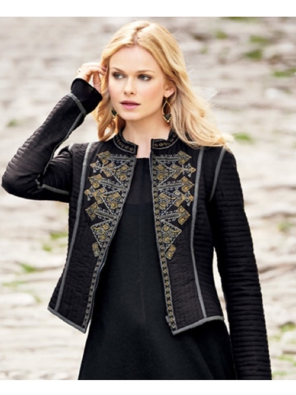 Peruvian Connection Reversible Cotton Jacket